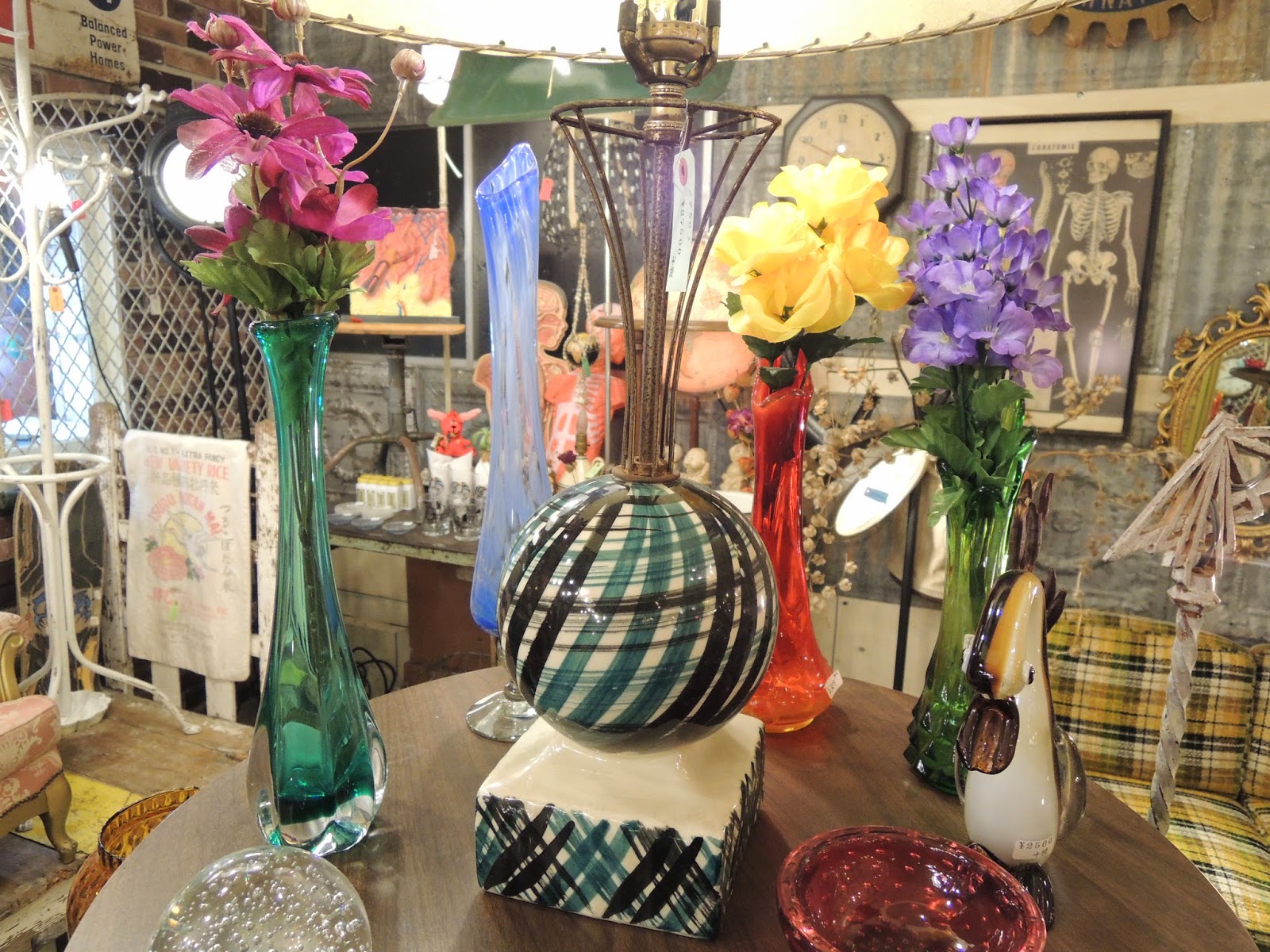 店舗良い ビンテージ 花瓶 ガラス フラワーベース - 花瓶 - hlt.no