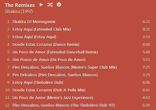 Shakira - The Remixes (iTunes Plus) The+remixes