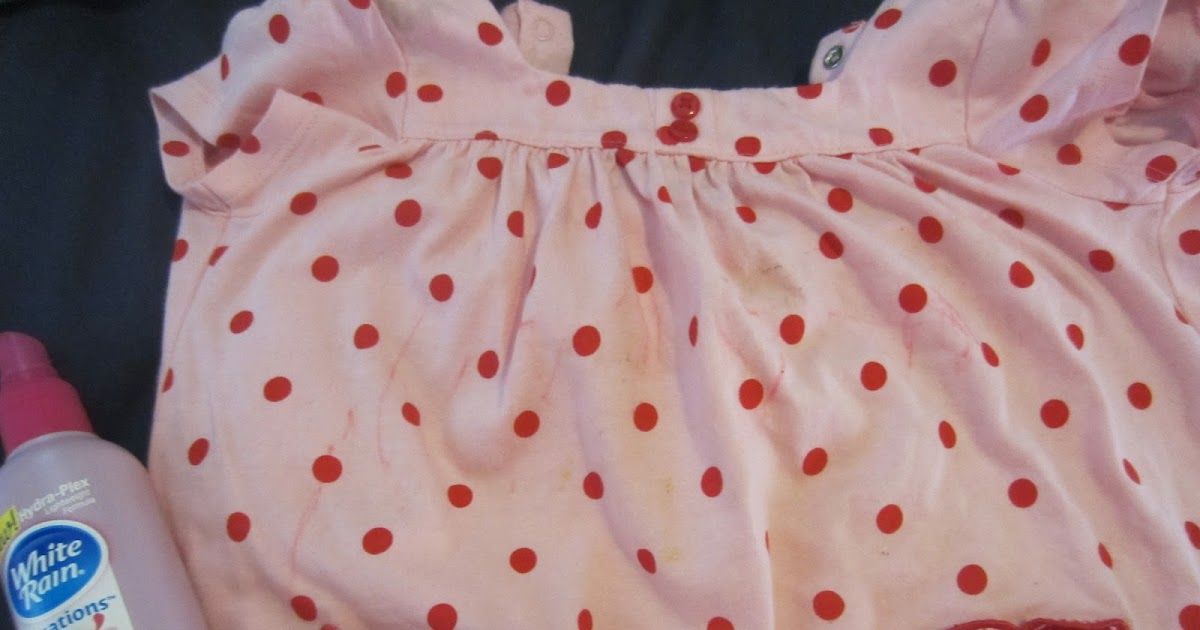 Learning to be thrifty Hairspray really does take ink out of clothes!