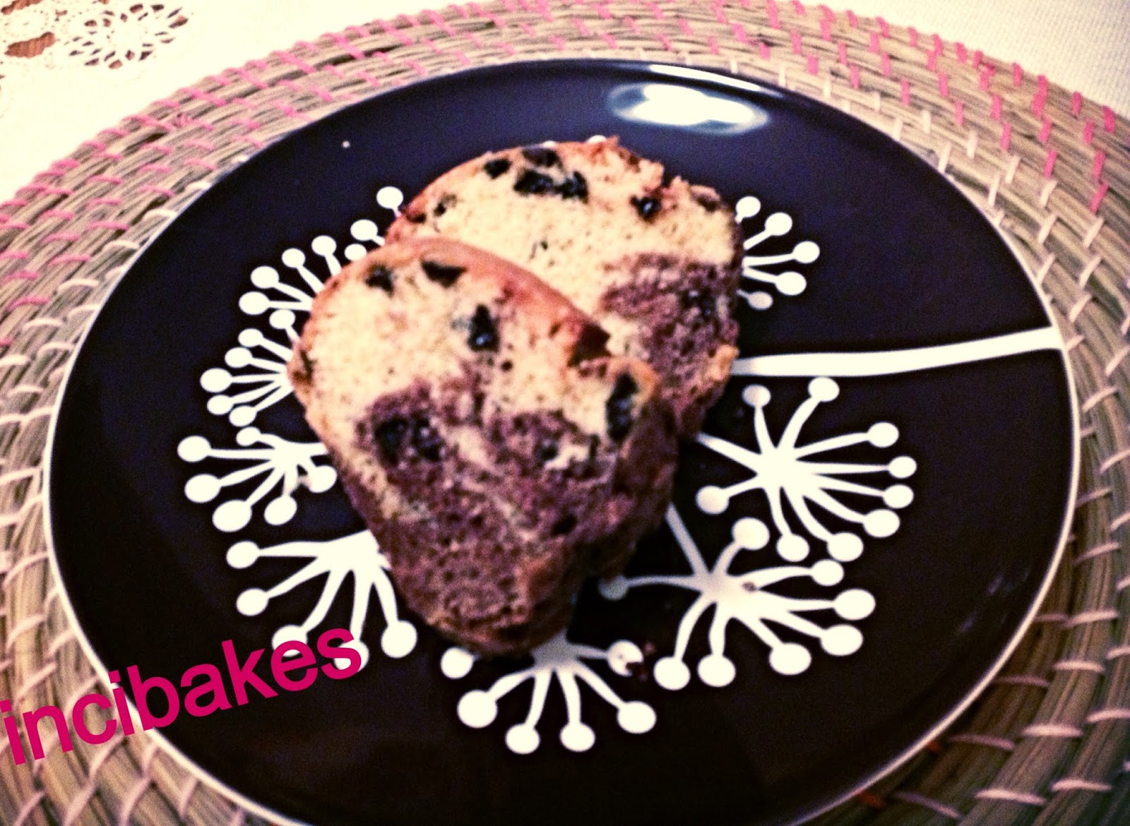 çikolata damlalı kek