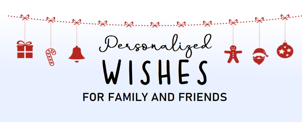 Wishes - personalizowanie życzenia.