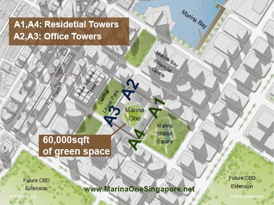 Marina One Singapore - Office and Residences