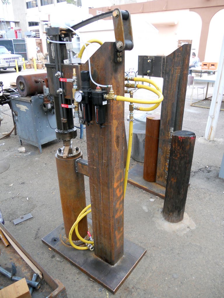 Tedd McDonah, Metalsmith Building a Blacksmithing Air Hammer