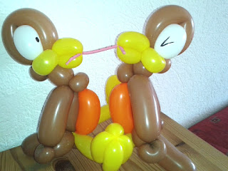 Ballonfigur Vögel