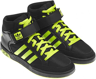 KIXIONARY WORLD: Adidas Varial Mid ST â Black / Neon