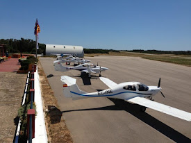Diamond alineats a la plataforma de Sant Lluís a Menorca.