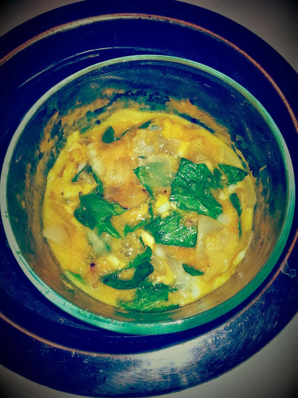 The Not Quite Homestead Spinach and Goat Cheese Scrambled Egg Bake