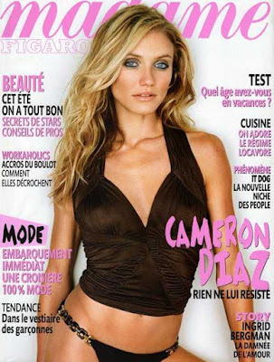 Cameron Diaz hot style body in Madame Figaro Magazine