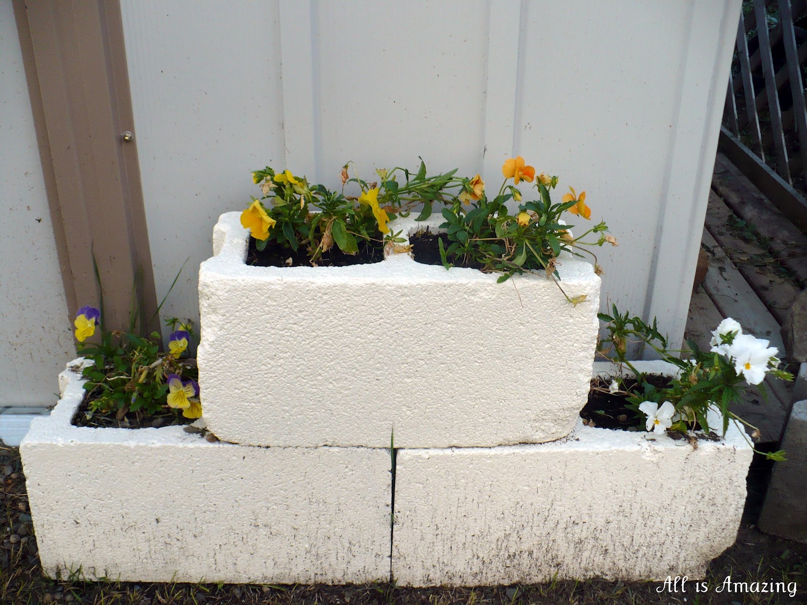 All is Amazing Concrete Blocks to Planters
