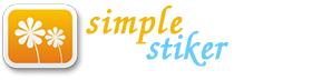 Simple Stiker | Stiker Murah