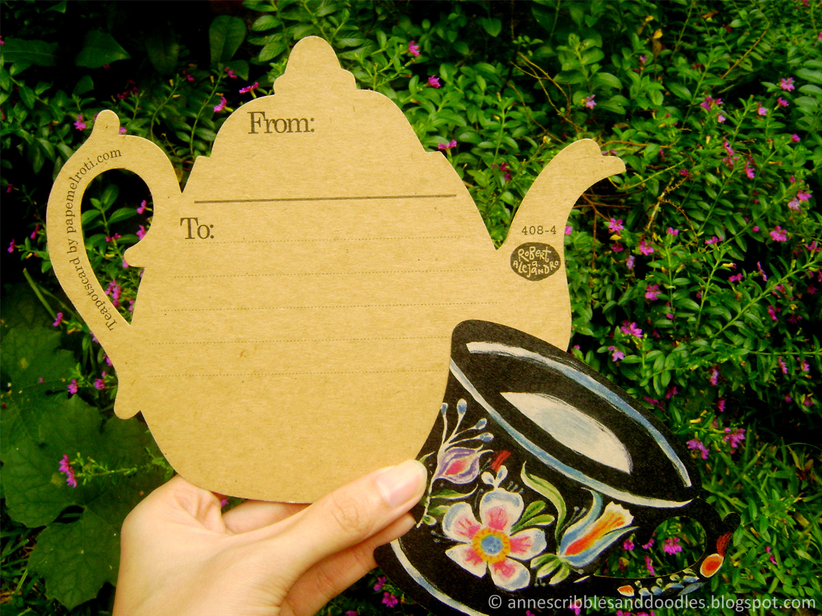 Papemelroti Teapot and Teacup Postcard