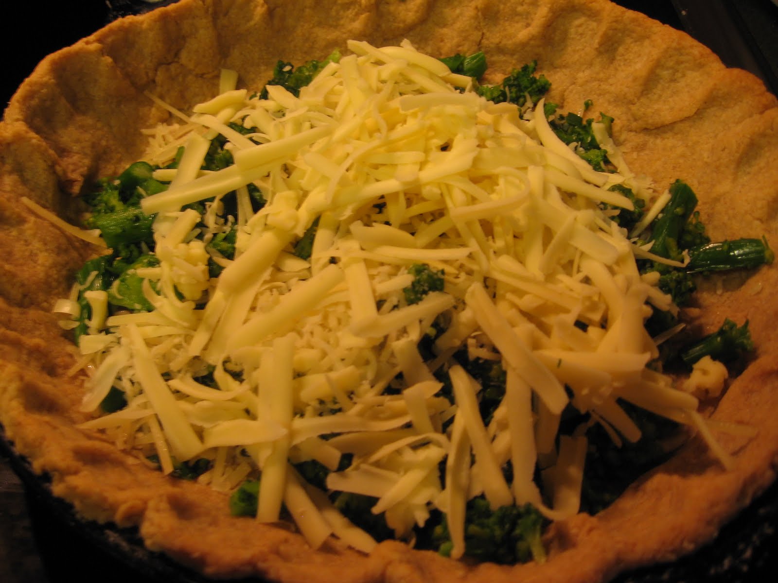 Homemade Alaska Basic Whole Wheat Pastry Dough, Broccoli Cheddar Quiche