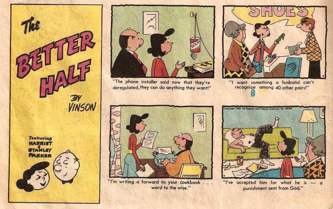 Sunday Comics Debt The Better Half