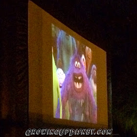 Movies by the pool at Old Key West, Disney World, Monsters University