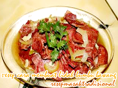 Resep Lidah Bumbu Bawang Cara Membuat Lidah Bumbu Bawang