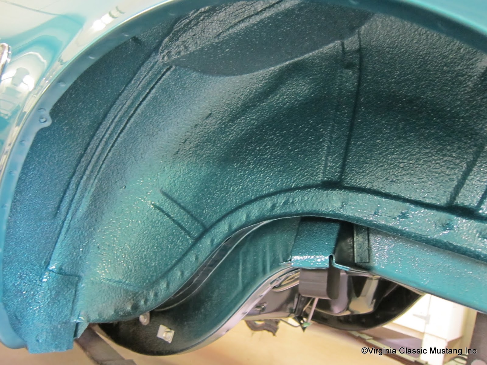 Virginia Classic Mustang Blog Just the Details...Sealer (Undercoating