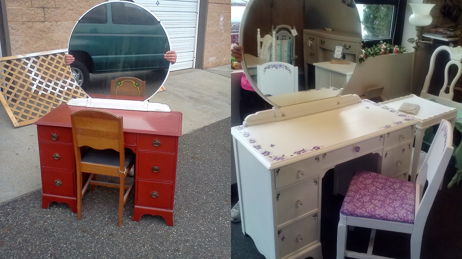 Handpainted Furniture Blog, Shabby Chic Vintage Painted Furniture