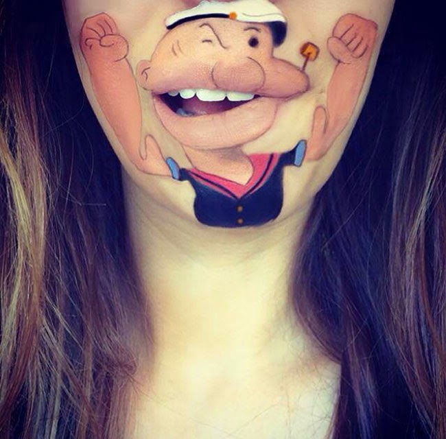 Girl Transforms Her Mouth Into Awesome Cartoon Characters | My99Post