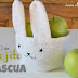 Cesto de conejo de Pascua de ganchillo