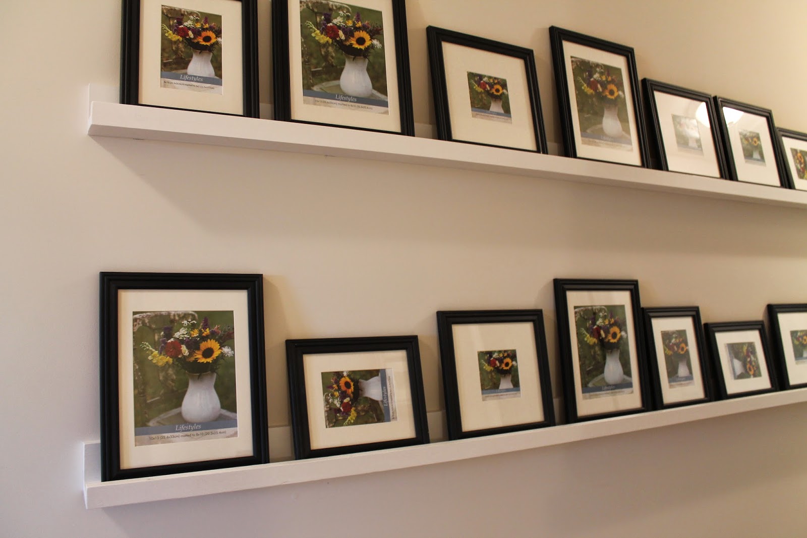 Elizabeth & Co. Picture Ledges Gallery Wall