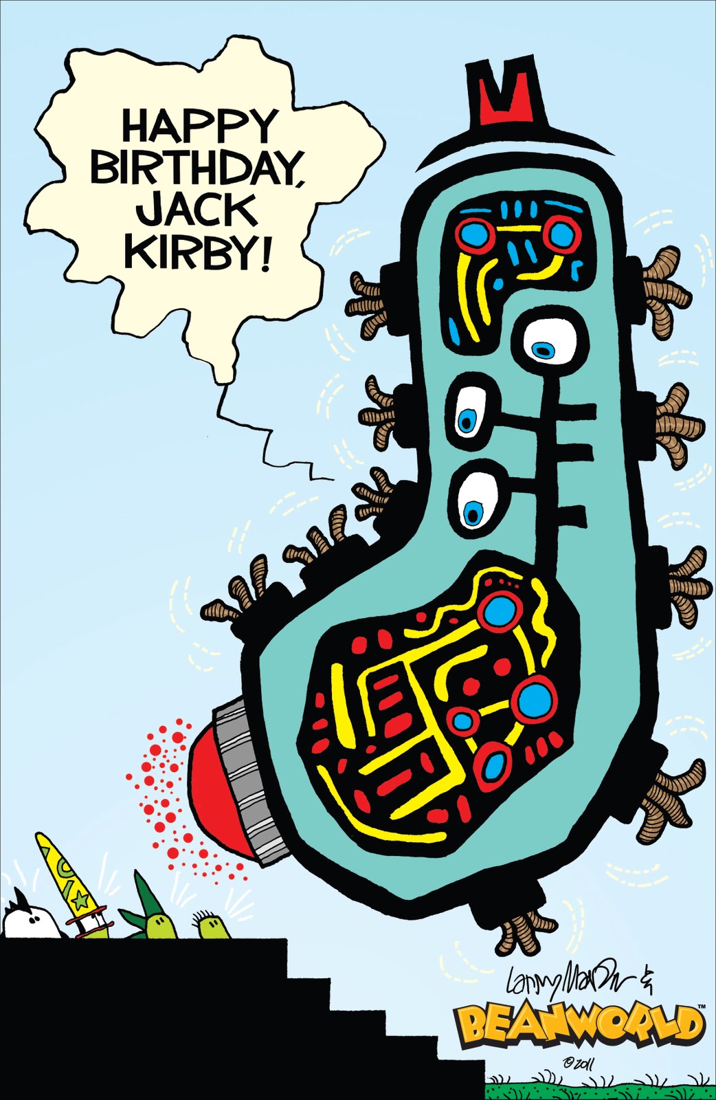 Larry Marder's Beanworld Happy Birthday, Jack Kirby!