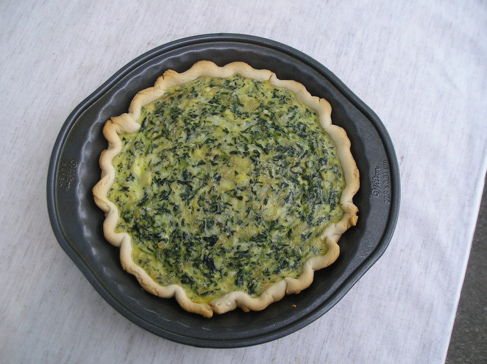 Spinach Artichoke Quiche Edesia's Notebook