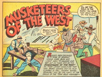 The Musketeers of the West from Gabby Hayes Western [#01- #08] 1948 -1949 by A. Wallace