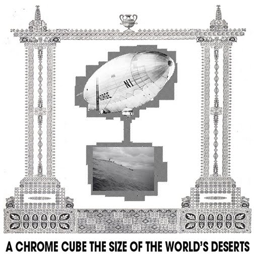 A Chrome Cube the Size of The World's Deserts