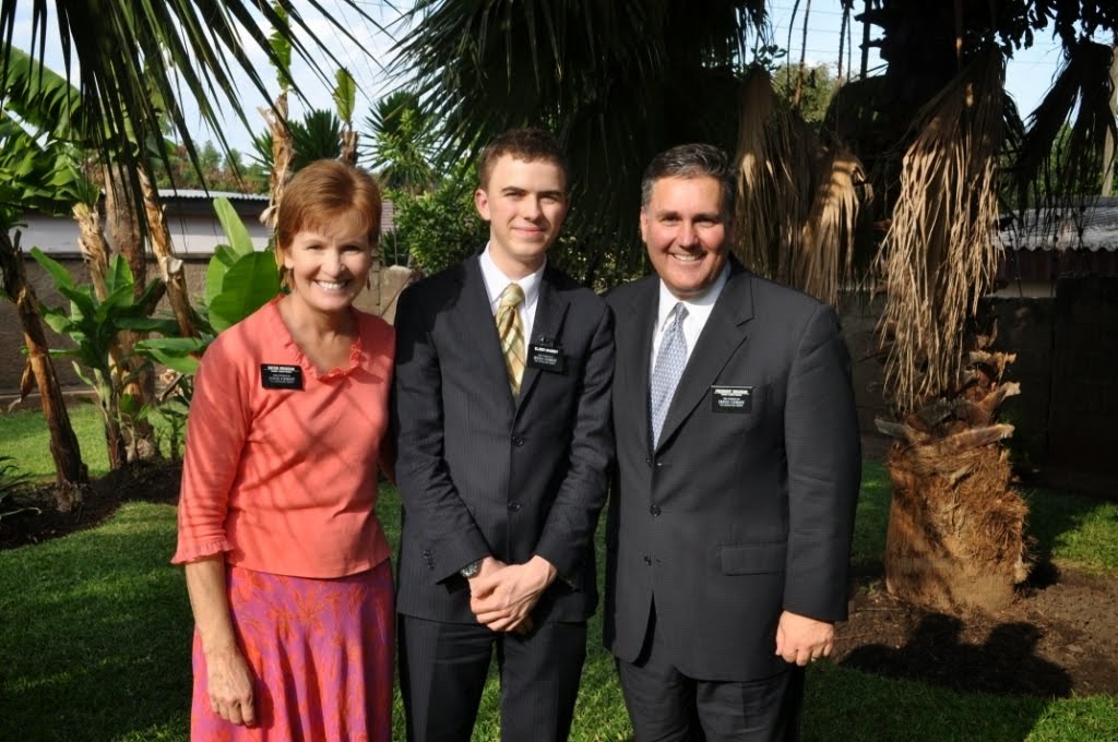 Elder Massey with President and Sister Erickson