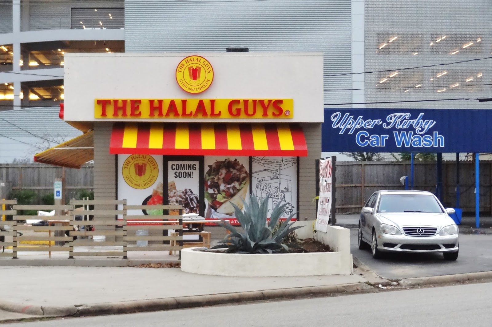 Houston Streetwise The Halal Guys logo and signage is up, adding