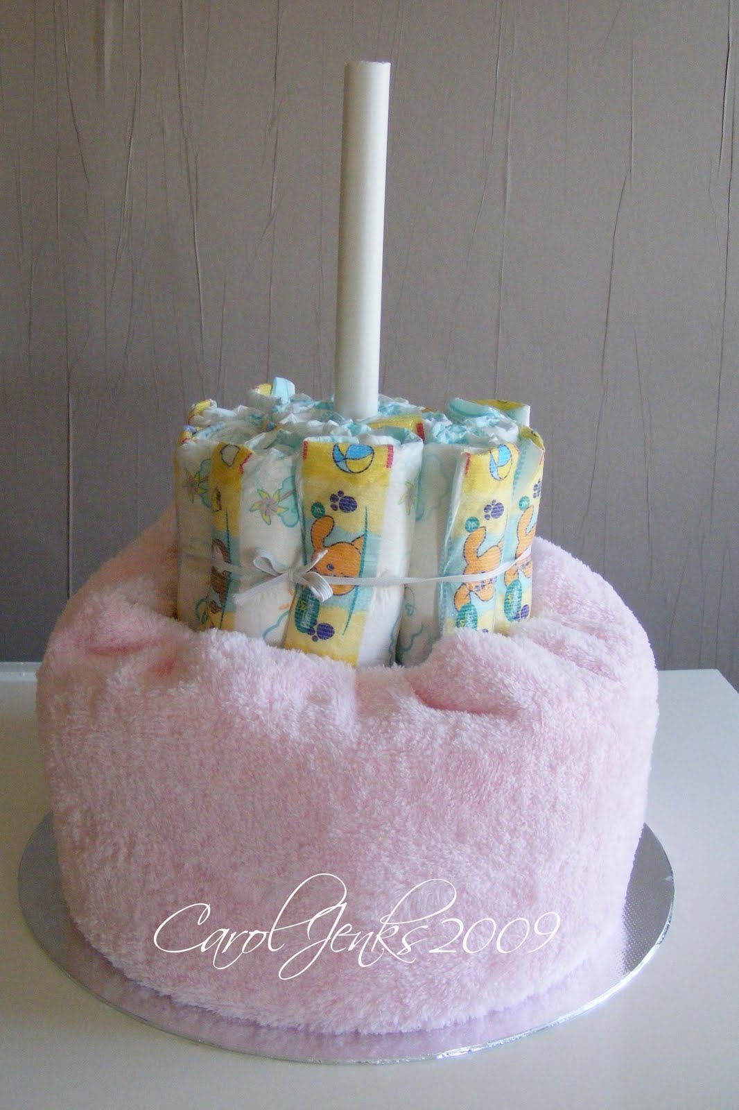 Carol's Crafty Corner Nappy Cake Tutorial