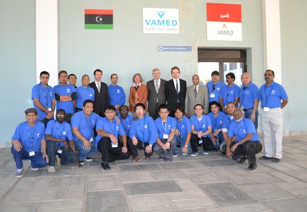 WD in Tripolis Besuch im Tripoli Medical Center, VAMED