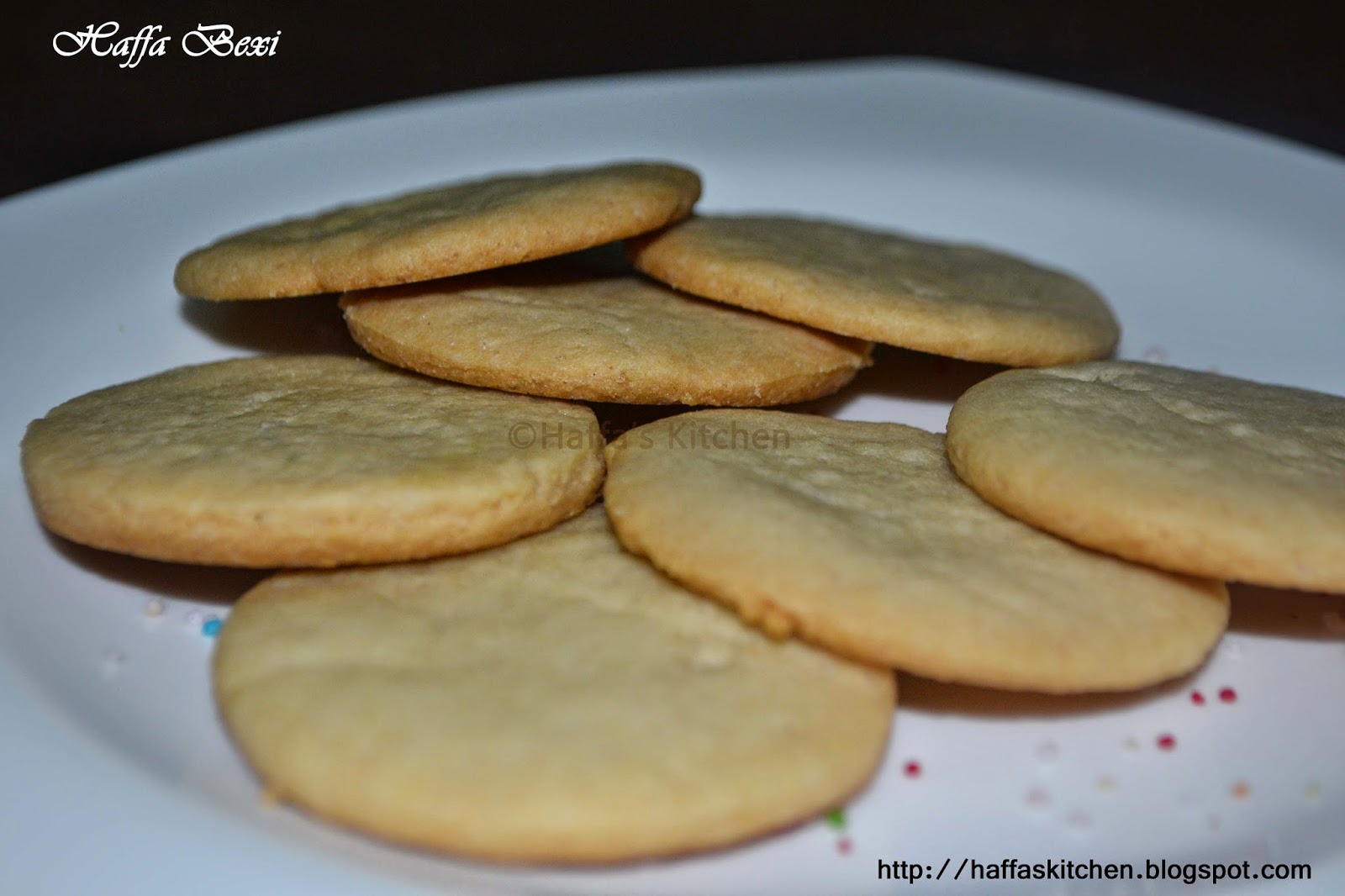 Simple Butter Cookies Haffa's kitchen adventures