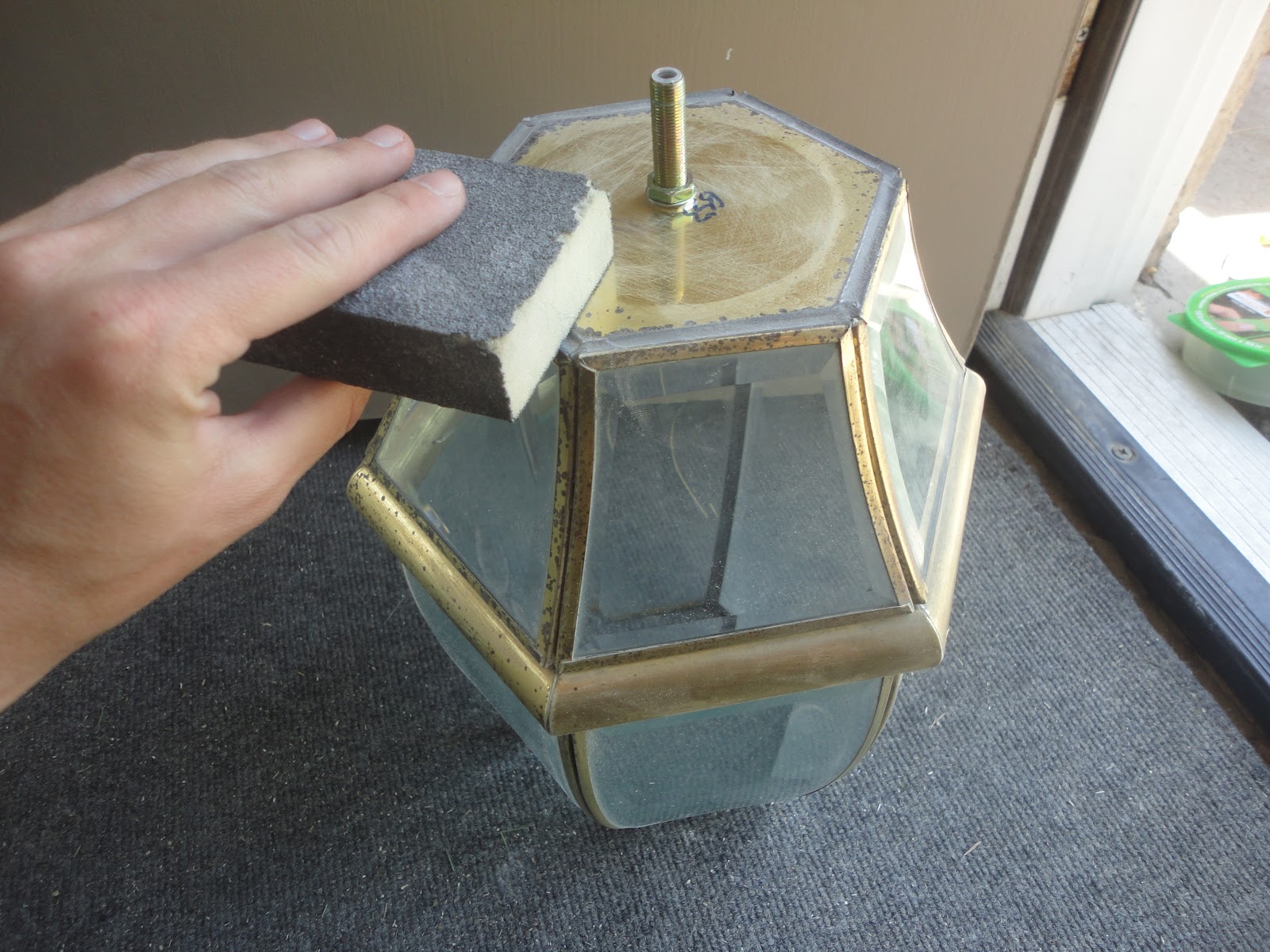 daly designs How to Spray Paint a Light Fixture