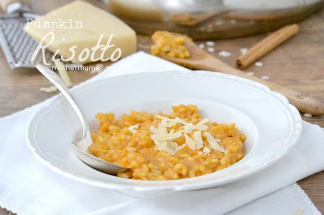 Pumpkin Risotto | www.motherthyme.com