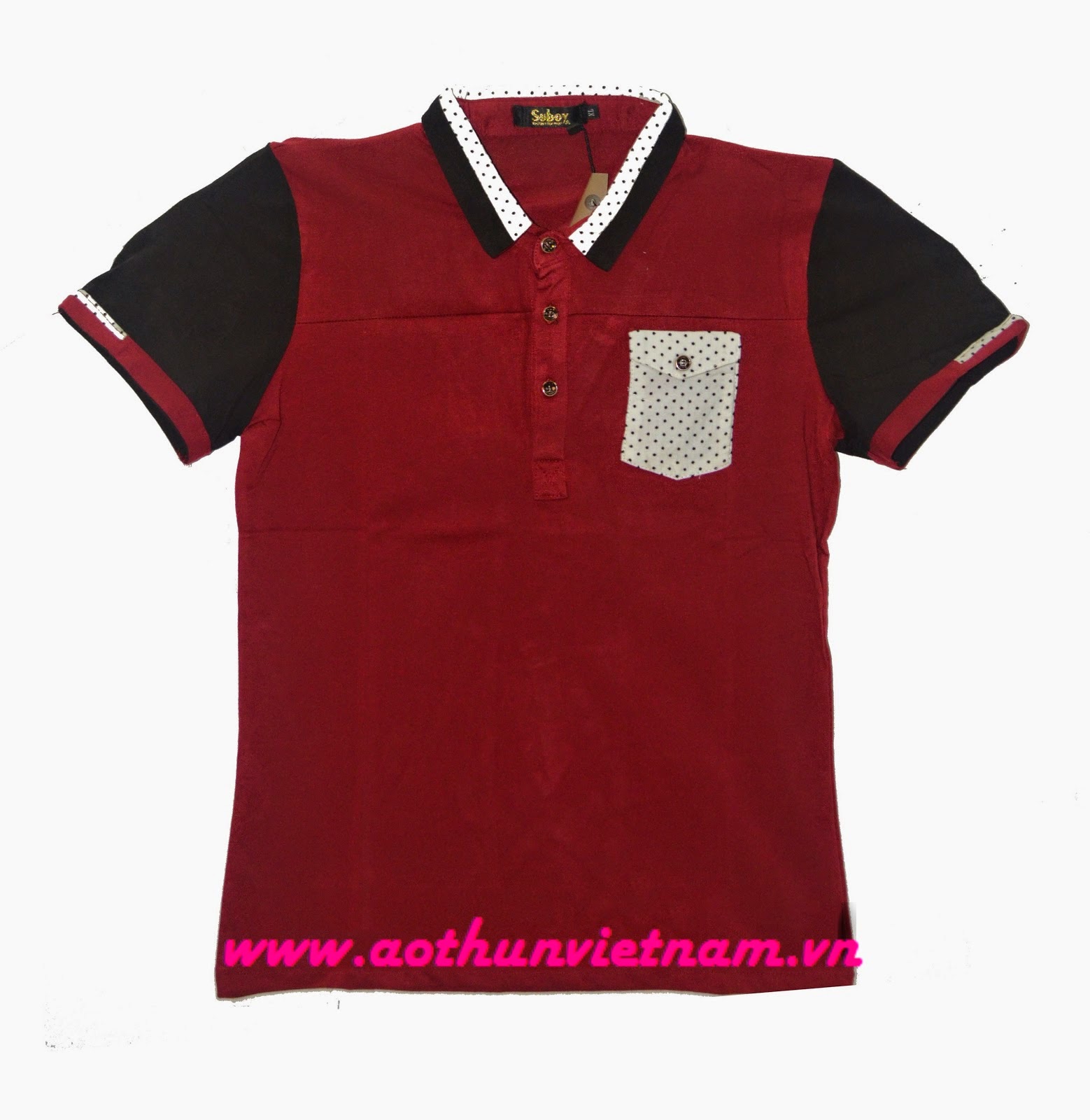 Áo thun nam phối màu cao cấp