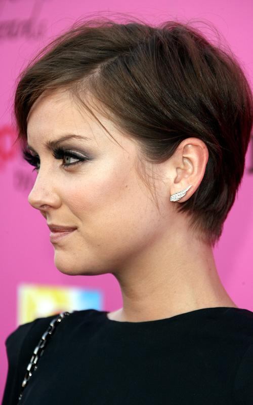 Jessica Stroup With Short Hairstyles