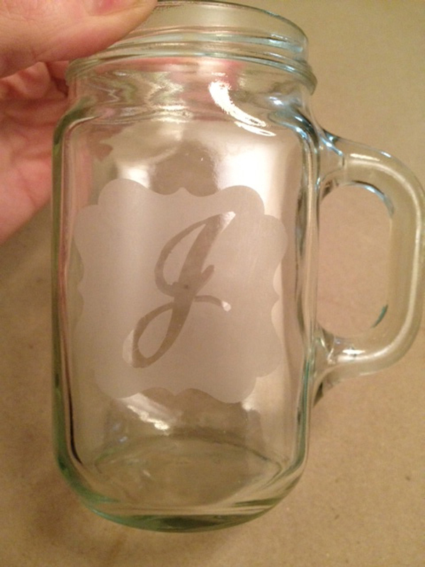 Bespangled Jewelry DIY Etched Glass Mugs {Tutorial}