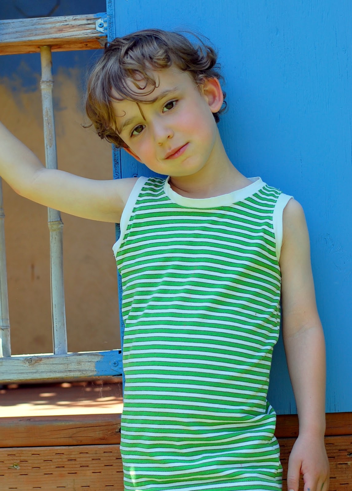 Beth Being Crafty Upcycled Boys Tank Top!