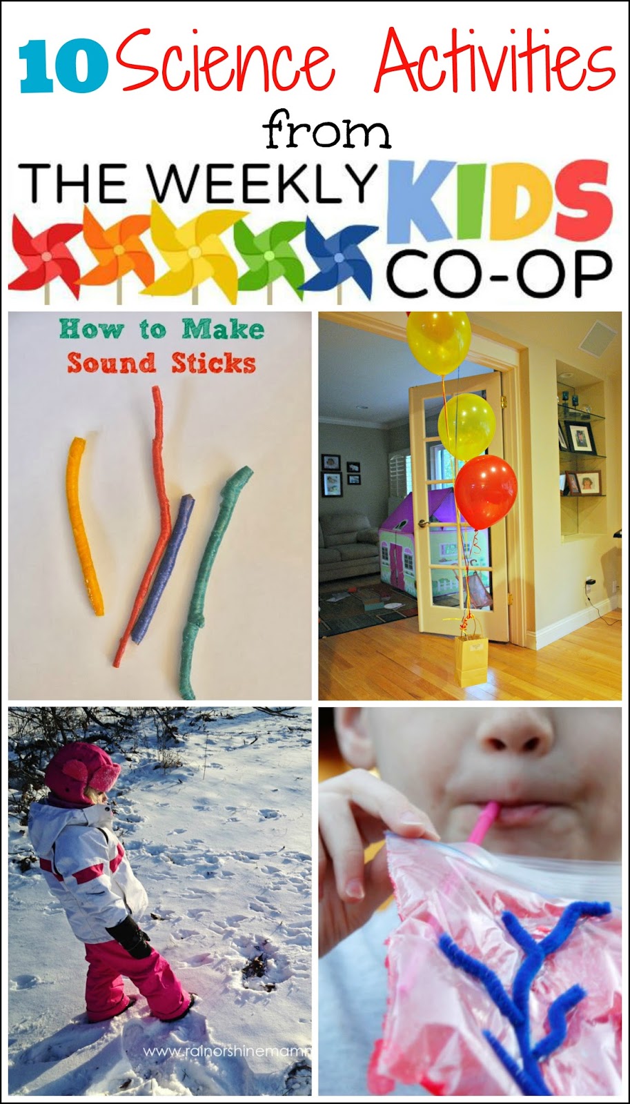 10 Science Activities for Kids from The Kids Weekly Co-Op | Mess For Less