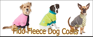 The original Velcro Closure Fleece Dog Jacket