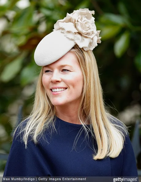 Autumn Phillips attends the Easter Matins service at St George's Chapel, Windsor Castle 