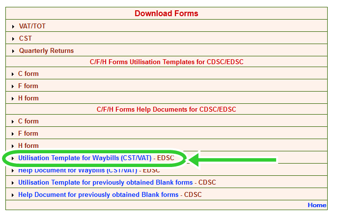 download waybill form