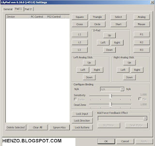 Lilypad Setting PCSX2 Lilypad Setting PCSX2