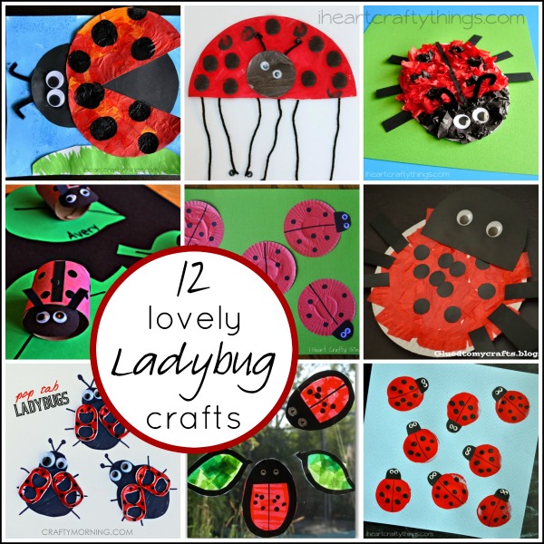 I HEART CRAFTY THINGS: 12 Lovely Ladybug Crafts for Kids