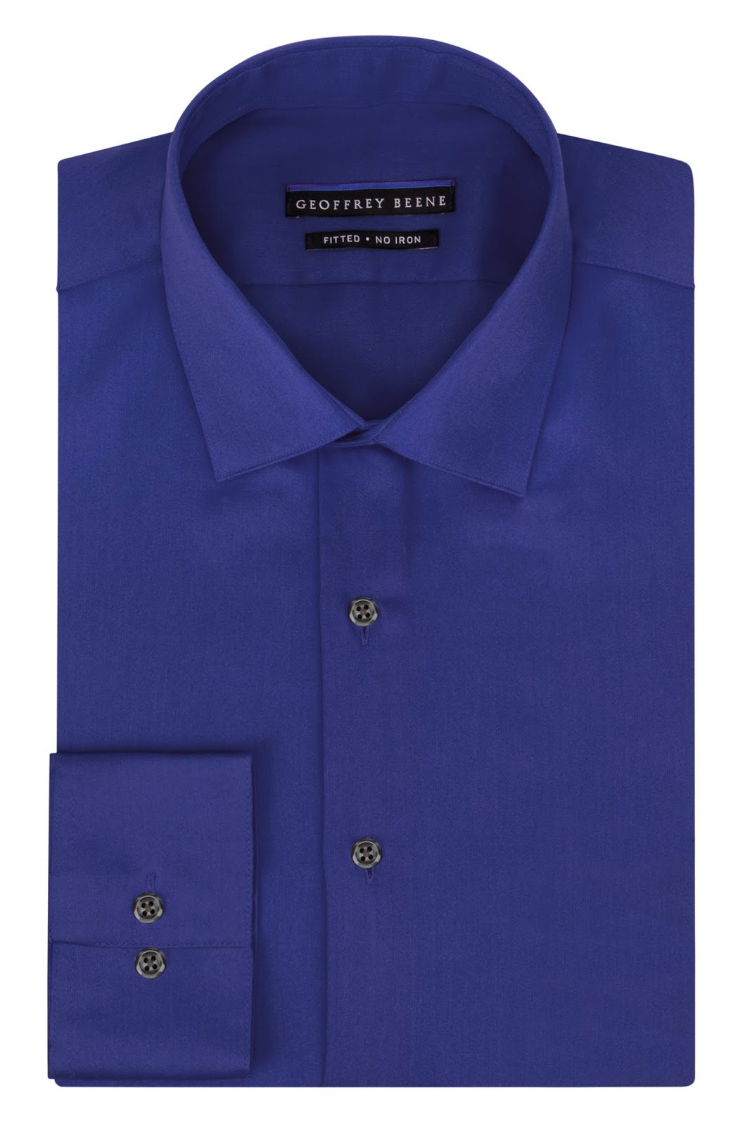 geoffrey beene sateen fitted dress shirt