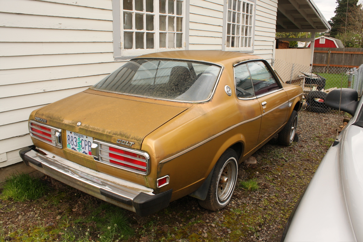 OLD PARKED CARS. Colt Cult 1974 Dodge Colt.