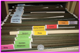 cabinet makeover changed drawer filing labels system saving money folder paper organize mom reference posting honored guest picture3