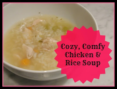 chicken and rice soup in bowl