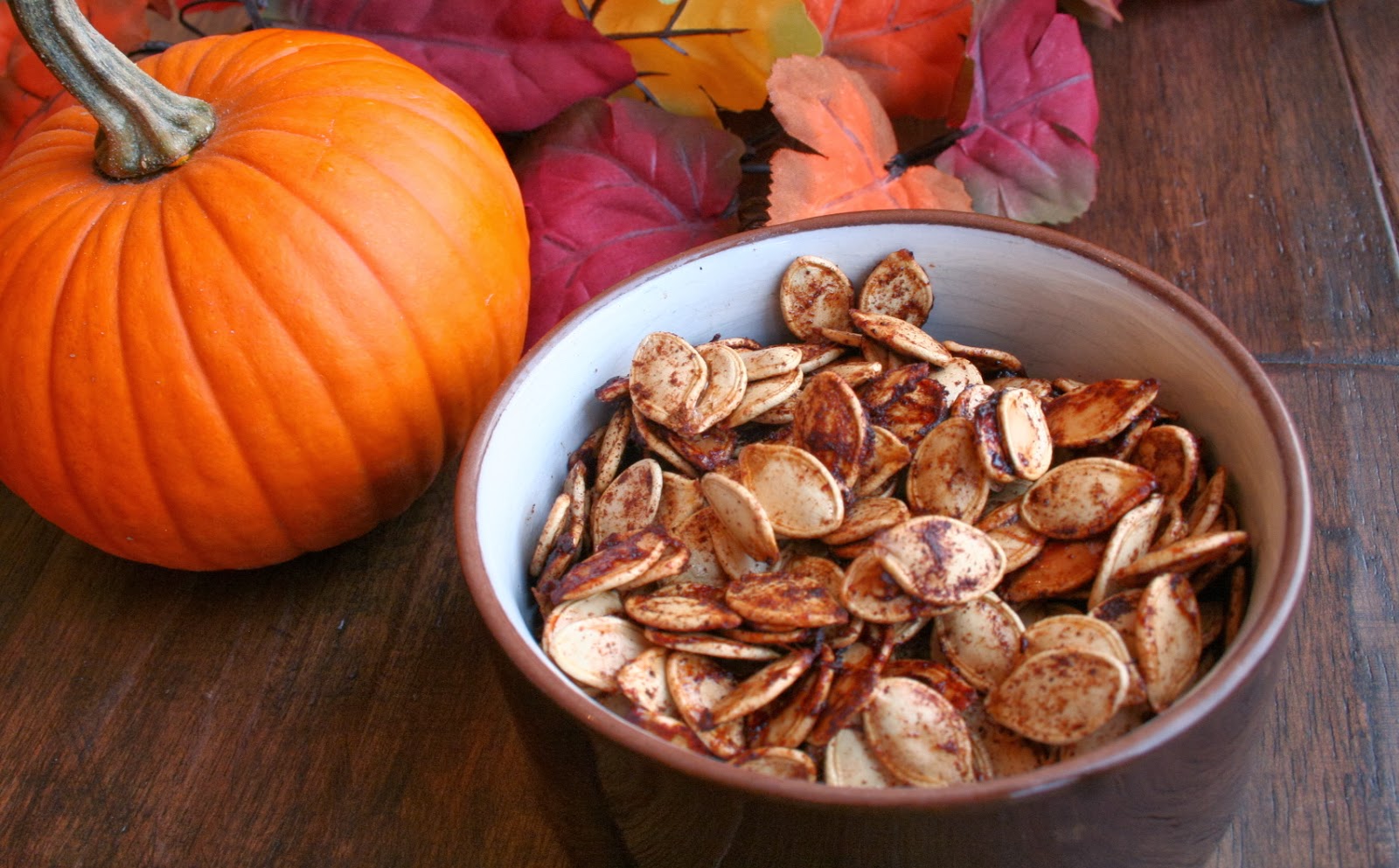 The Healthy Happy Wife Maple Cinnamon Roasted Pumpkin Seeds (Dairy